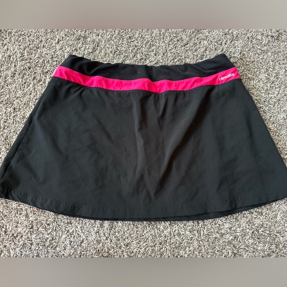 ADIDAS Women’s Black & Pink Tennis Athletic Pull On Skort Size Medium - Picture 8 of 10